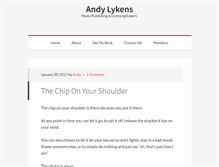 Tablet Screenshot of andylykens.com